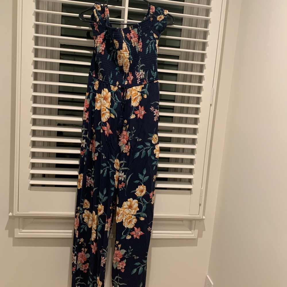 Navy blue jumpsuit